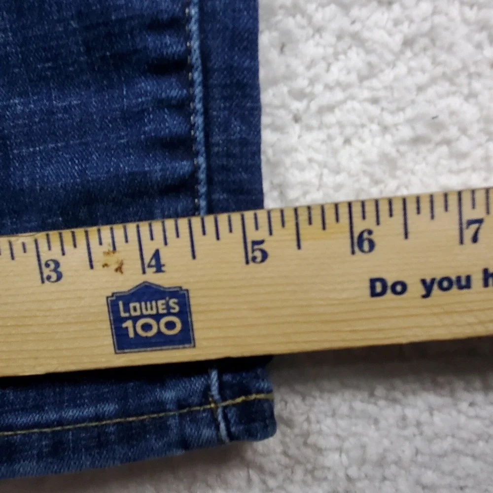 Levi 711 Skinny Jeans Womens Size 28 Blue Distressed